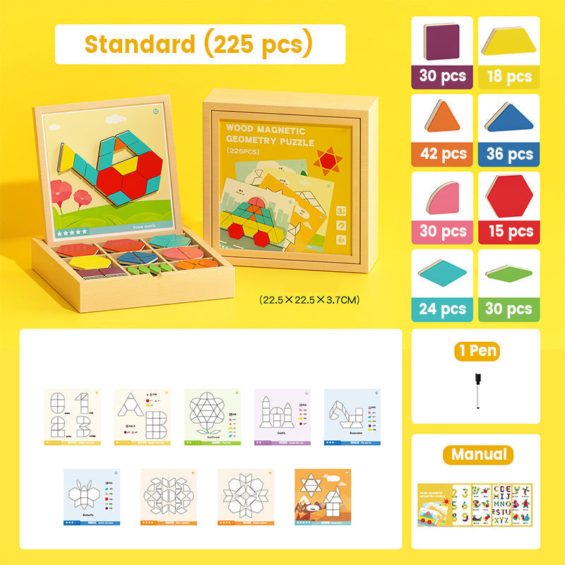 Creative Magnetic Geometric Puzzle Blocks Set