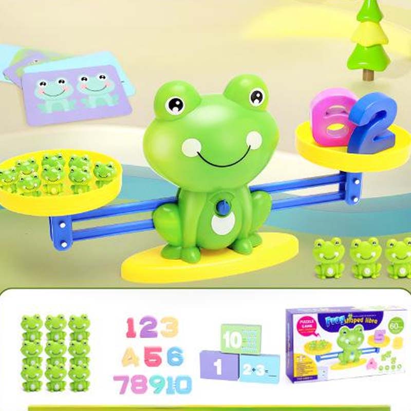 🎁Kids' Cartoon Animal Balance Scale Toy Set