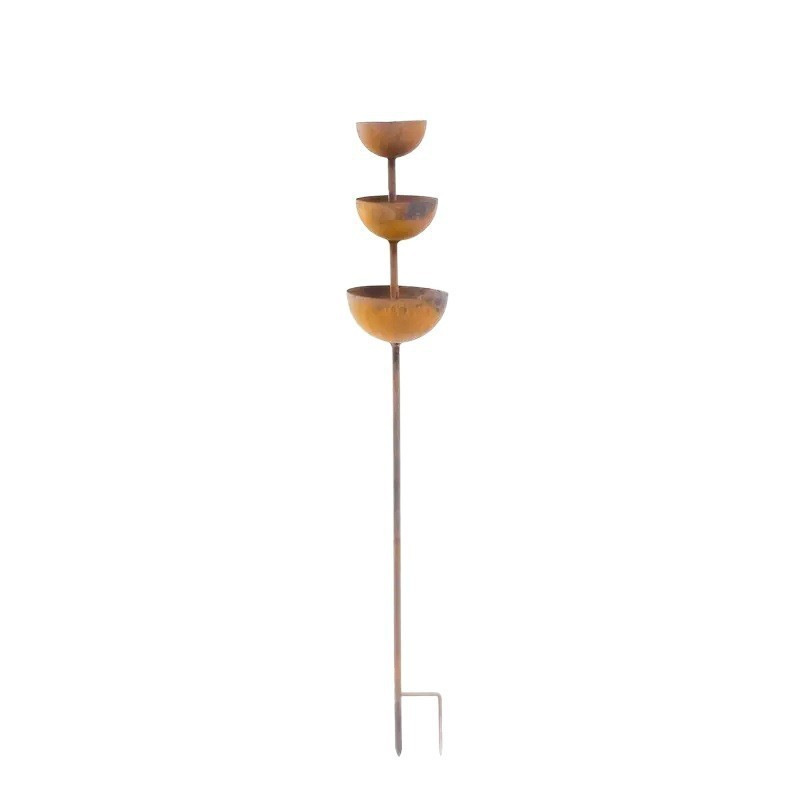 🔥HOT SALE 50% OFF 🔥Rustic 3-tier metal bird feeder and water bowl