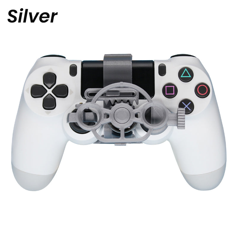 🏆🎮50% OFF NOW! PC Racing Gamepad Steering Wheel, Mini 3D Printing Racing Wheel Auxiliary Controller Attachment Compatible for Game Controllers, Improve Simulation Driving Gaming Experience