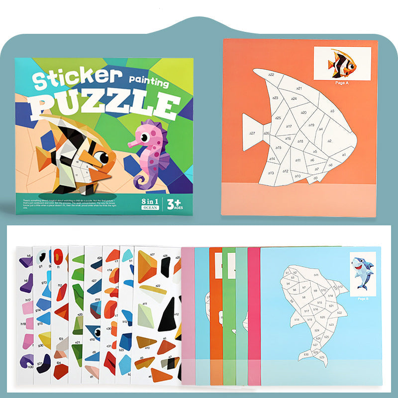🎉This Week's Special Sales - 50% OFF✨Kids Geometric Sticker Activity Book