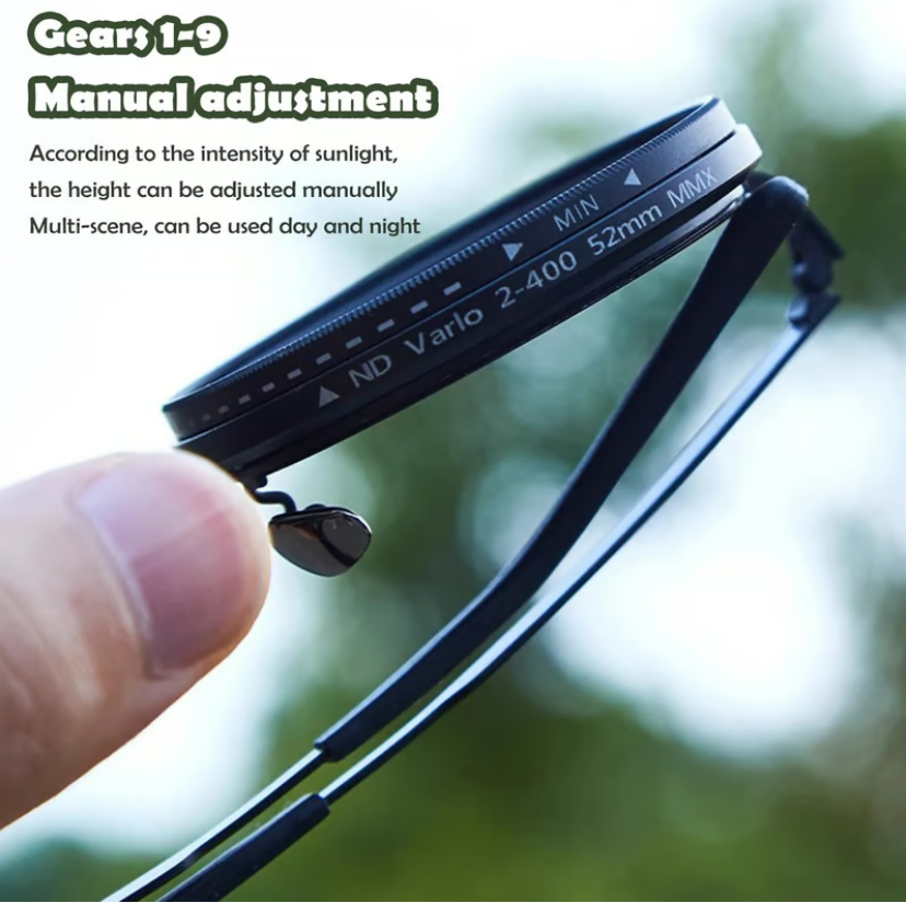 🔥Adjustable Tint Polarized Round Sunglasses