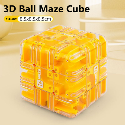 🎁🧩Large Labyrinth 3D Puzzle Maze Cube - Engaging Brain Teaser Toy
