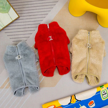 🔥 Hot Sale 50% off 🔥Winter dog jumpsuit jacket with zipper closure at the back