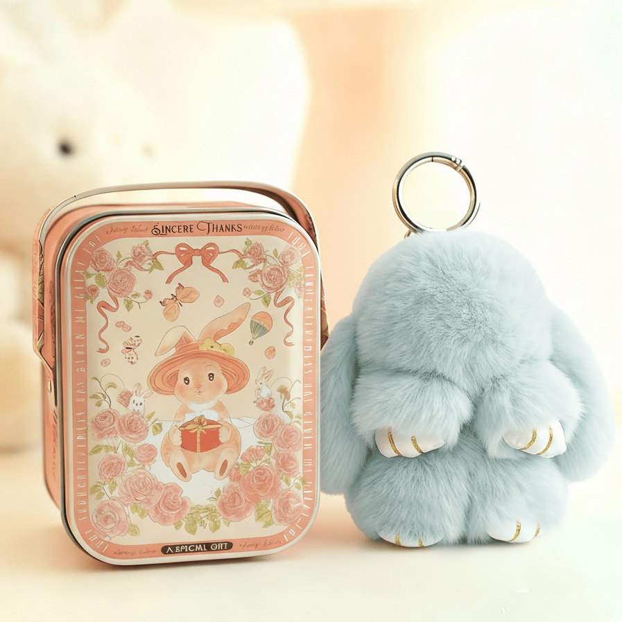 🏆LIMITED TIME SPECIAL SALE 50% OFF🐰Handmade Soft Bunny PomPom Charms