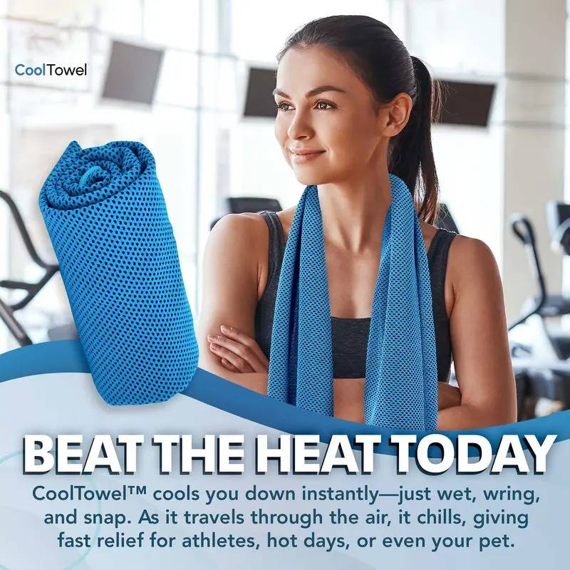 ⏰50% OFF-Buy 1 Get 1 Free❄💦Cold Sweat Towel You Can Use Anywhere, Anytime! Reusable Soft Absorbent Cooling Portable