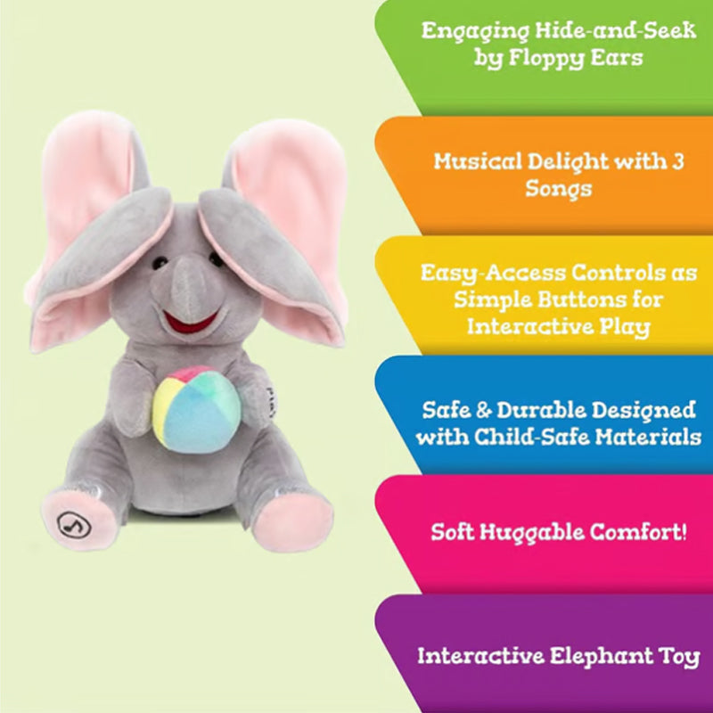 🎁Cute Hide And Seek Elephant Plush Doll🐘
