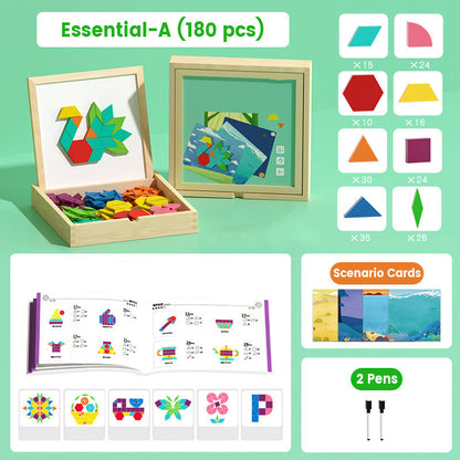 Creative Magnetic Geometric Puzzle Blocks Set