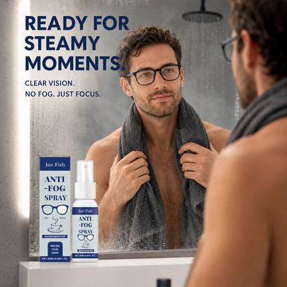 Multi-purpose anti-fog spray for lenses and glass