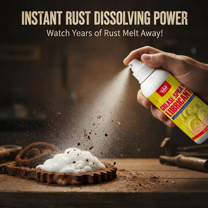 🚗 LIMITED-TIME 50% OFF! ✨ 3-in-1 Rust Killer Spray – Dissolve Rust, Lubricate, Anti-Corrosion 🛠️