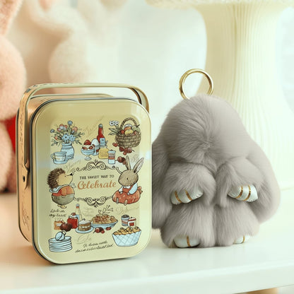 🏆LIMITED TIME SPECIAL SALE 50% OFF🐰Handmade Soft Bunny PomPom Charms