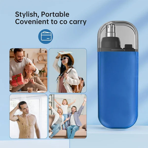 ⚡ LIMITED-TIME 50% OFF! Rechargeable Electric Nose Hair Trimmer, Portable Safe Round Head Mens Grooming Tool
