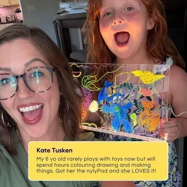 🎉 2026 Sale — Over 27,000 Sold! 💞 Kids Luminous LED Acrylic Drawing Board