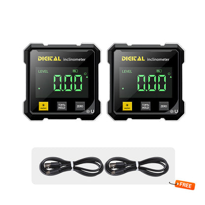 🔥4-Side Magnetic Digital Angle Gauge with Laser