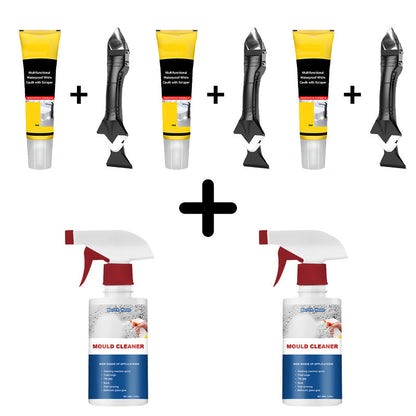 🔥HOT SALE 50% OFF🎁Multifunctional Waterproof White Caulk with Scraper