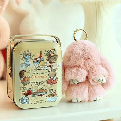 🏆LIMITED TIME SPECIAL SALE 50% OFF🐰Handmade Soft Bunny PomPom Charms