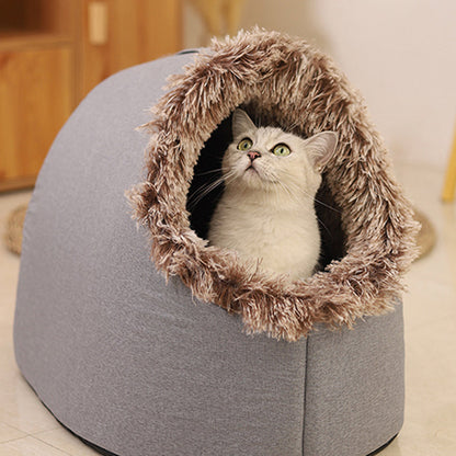 💥Hot sale 🐾OFFWinter Warm Pet Cave Bed