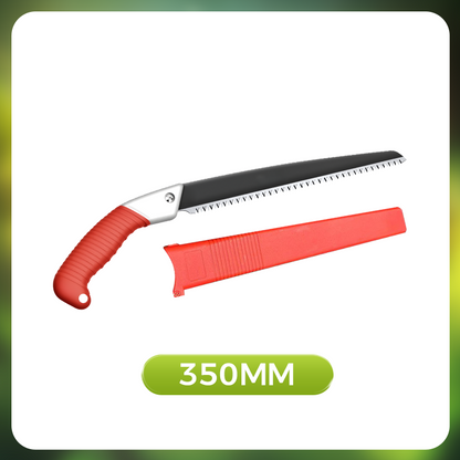 Lightweight and sharp universal pruning saw with sheath