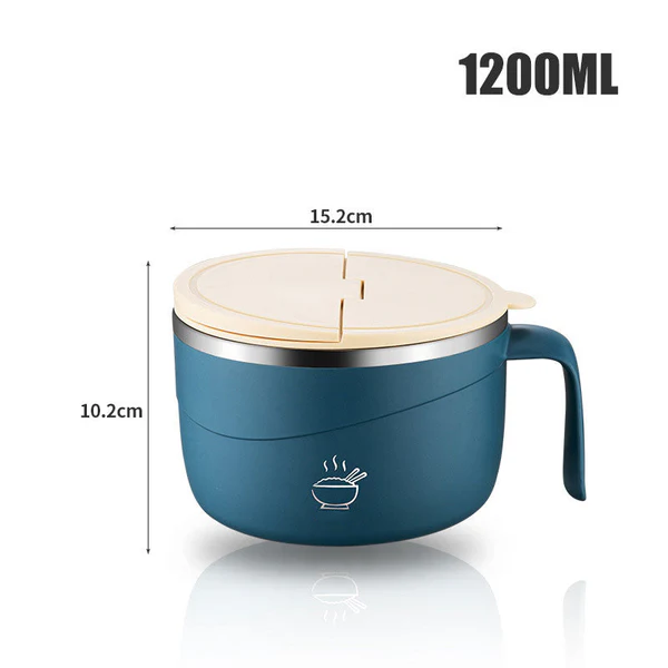 ⏳LAST DAY SALE 50% OFF💕304 Stainless Steel Multi-Purpose Anti-Scald Large-Capacity Instant Noodle Bowl