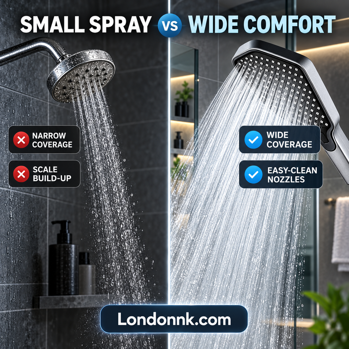 Premium 4-Mode High Pressure Shower Head✨