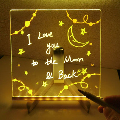 🎉 2026 Sale — Over 27,000 Sold! 💞 Kids Luminous LED Acrylic Drawing Board