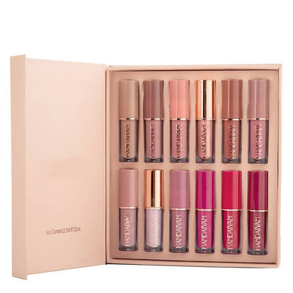 💄12-colour liquid lipstick gift set💝