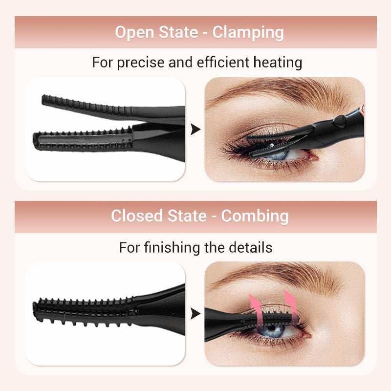 🔥Last-day sale: 50% off🔥Heated Eyelash Curler for Long lasting Natural Curling