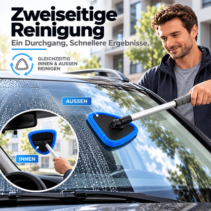 ⏳Time-Limited Special⏰Dual Magnetic Car Window Cleaner | Streak-Free Cleaning Kit for Car Glass 🛡️💪