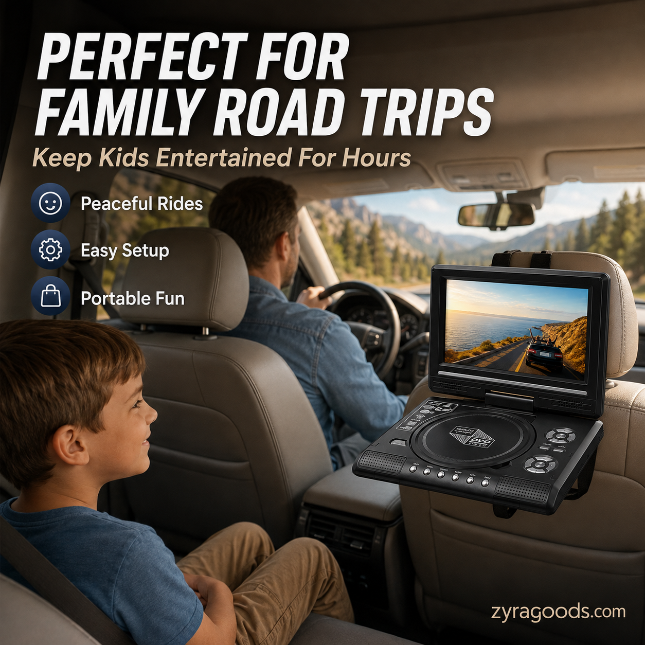 🔥2026 New Upgrade ＆ Hot Sale🔥 7.8" HD Portable DVD/EVD Player📺