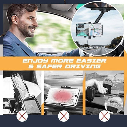 📢📢50% OFF !! ⏰Rotatable and Retractable Car Phone Holder