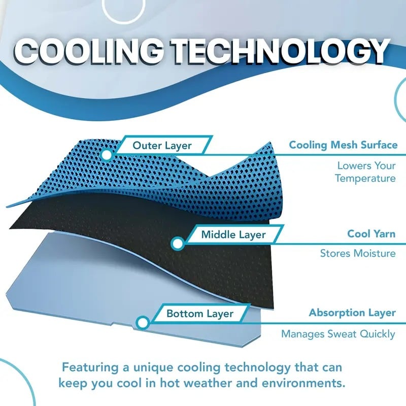 ⏰50% OFF-Buy 1 Get 1 Free❄💦Cold Sweat Towel You Can Use Anywhere, Anytime! Reusable Soft Absorbent Cooling Portable