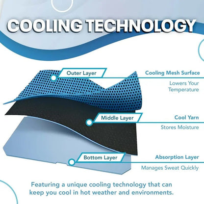 ⏰50% OFF-Buy 1 Get 1 Free❄💦Cold Sweat Towel You Can Use Anywhere, Anytime! Reusable Soft Absorbent Cooling Portable