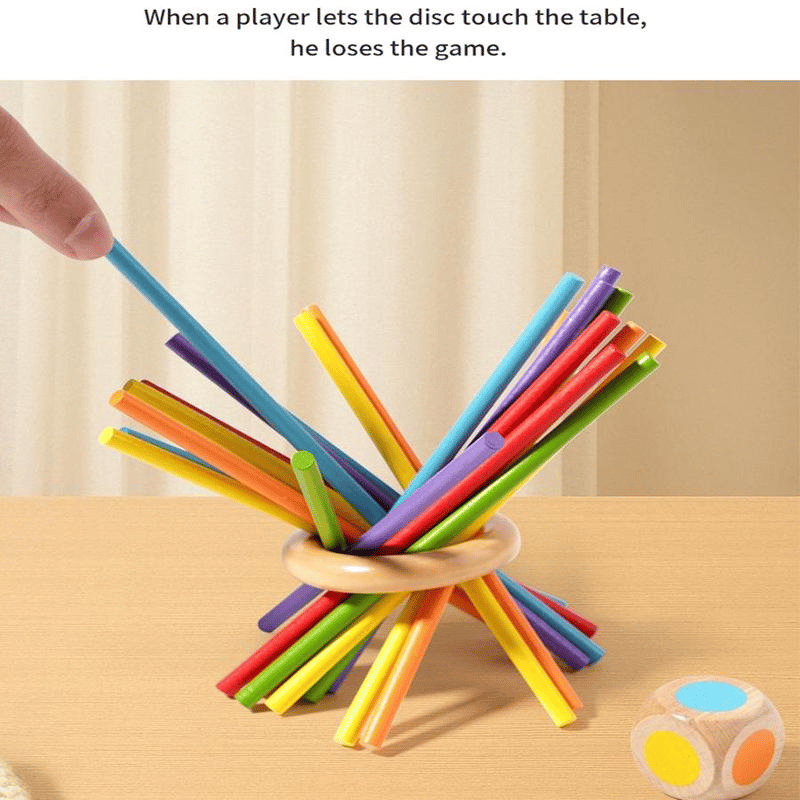 ⭐Wooden Peg Game With Balls for Children🎁