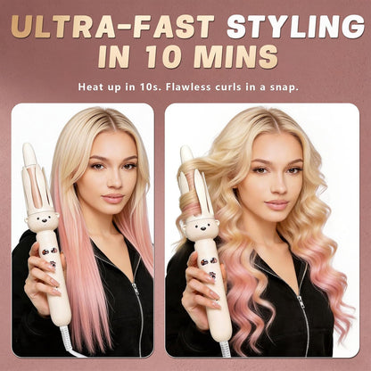 🔥28mm Negative Ion Fully Automatic Curling Iron—Create Perfect French Curls