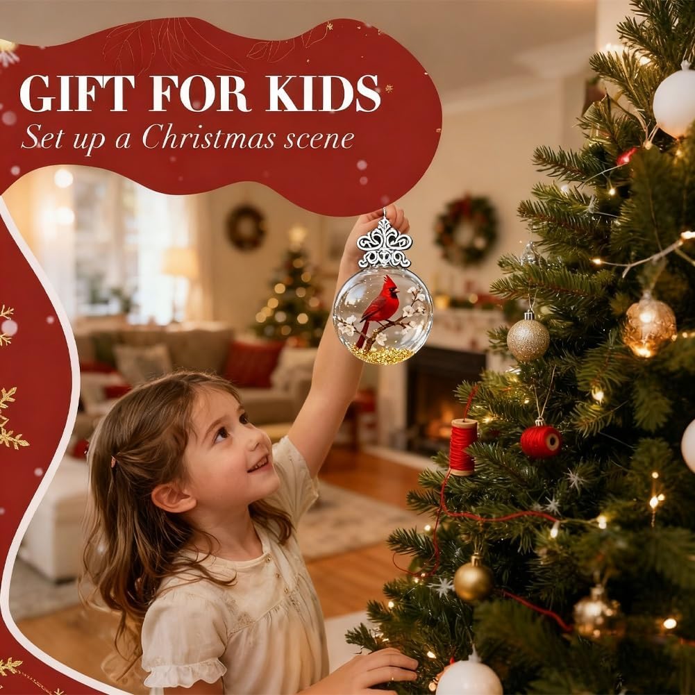 🎁Nature's bird's-eye glass-like spherical ornaments