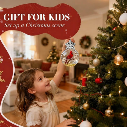 🎁Nature's bird's-eye glass-like spherical ornaments