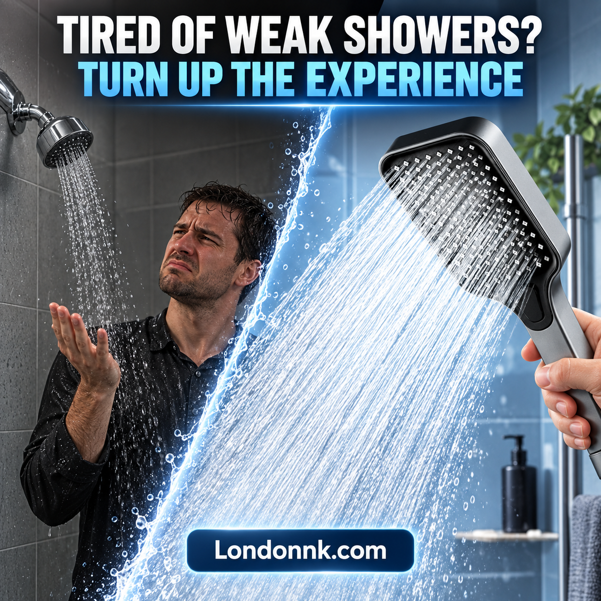 Premium 4-Mode High Pressure Shower Head✨