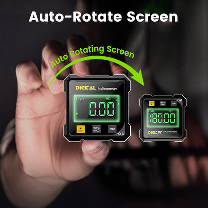 🔥4-Side Magnetic Digital Angle Gauge with Laser