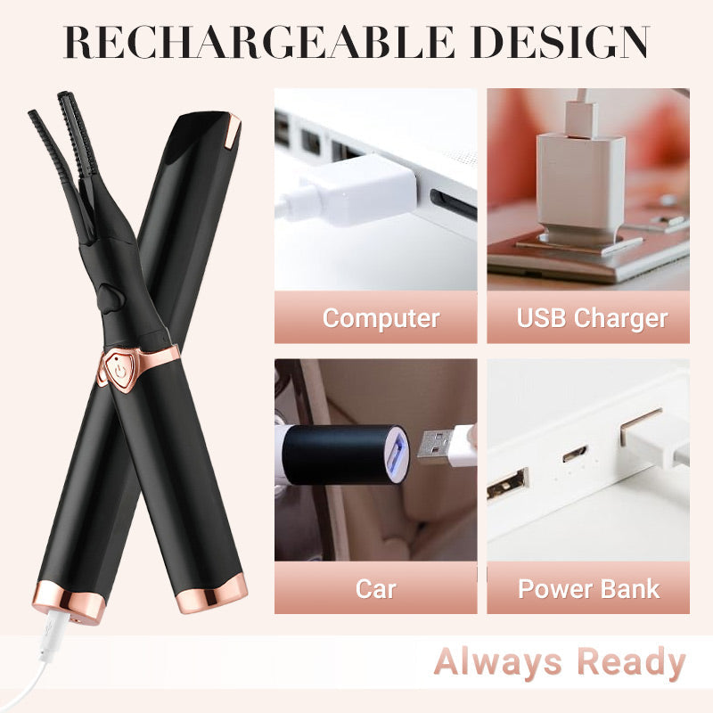 🔥Last-day sale: 50% off🔥Heated Eyelash Curler for Long lasting Natural Curling