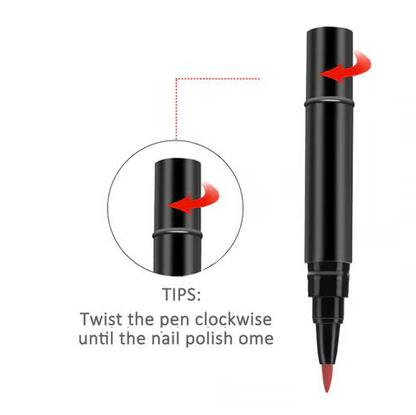 💅🌟 Limited Time Buy 1 Get 1 Free ! ✨One Step Nail Gel Pen🎨Free handheld mini UV nail lamp💡