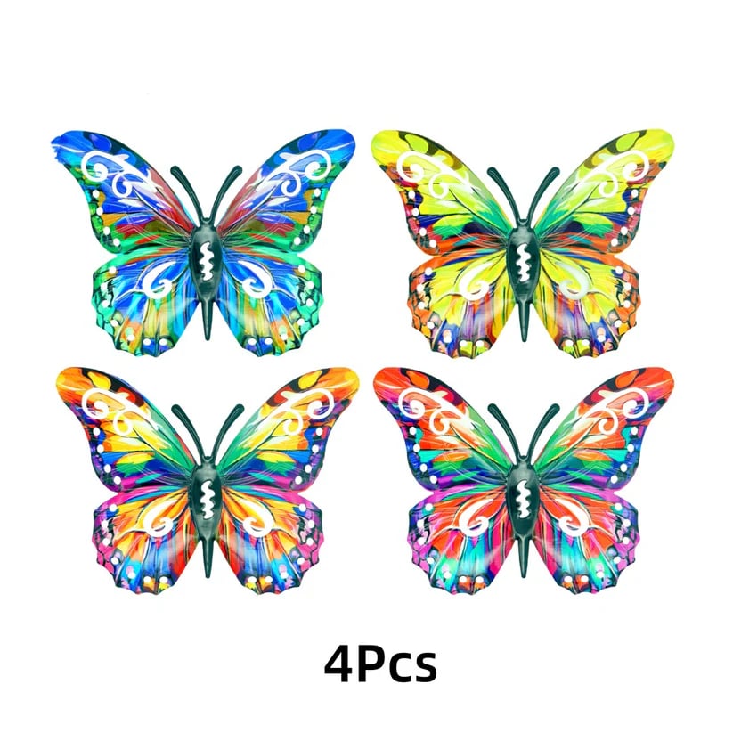 Brand New 2026✨🦋4Pcs Butterfly Metal Wall Decor