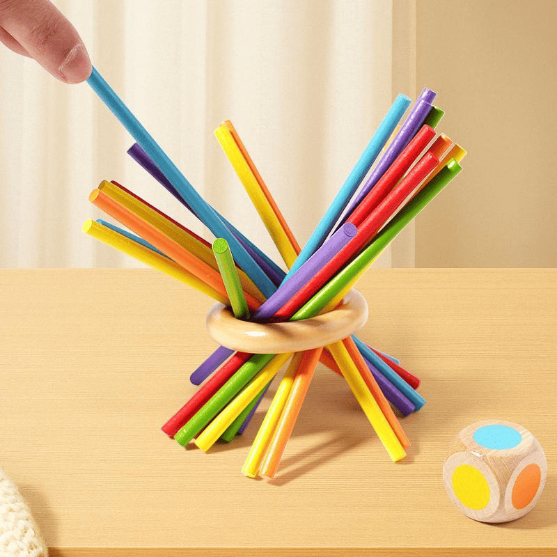 ⭐Wooden Peg Game With Balls for Children🎁