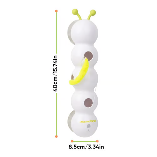 🎁🥳2025 Hot Sale!🐛Interactive Electric Caterpillar Cat Toy