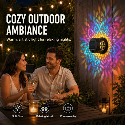 💡💓Surprise Price🔥Solar-Powered Mandala Projector Light🎁🏠