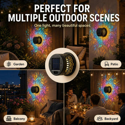 💡💓Surprise Price🔥Solar-Powered Mandala Projector Light🎁🏠