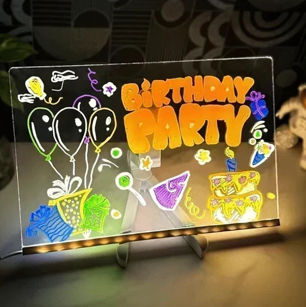 🎉 2026 Sale — Over 27,000 Sold! 💞 Kids Luminous LED Acrylic Drawing Board
