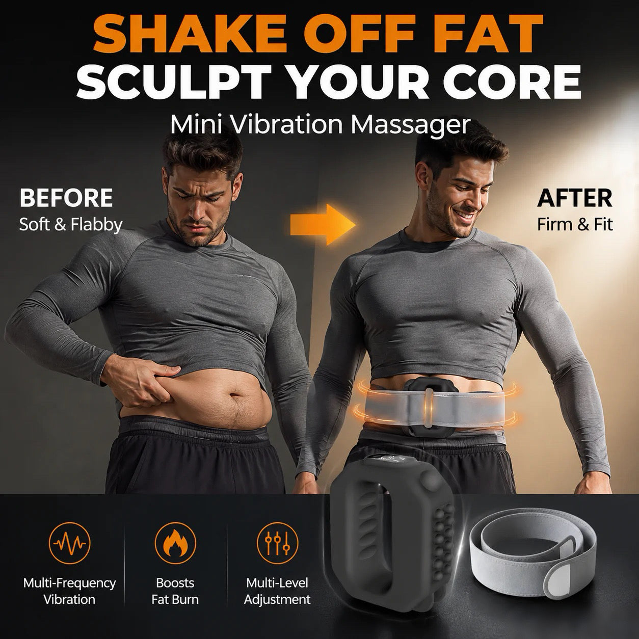 ⏳Limited-time 50% off⏰3-in-1 Vibrating Fascia Ring Massager💆‍♀️