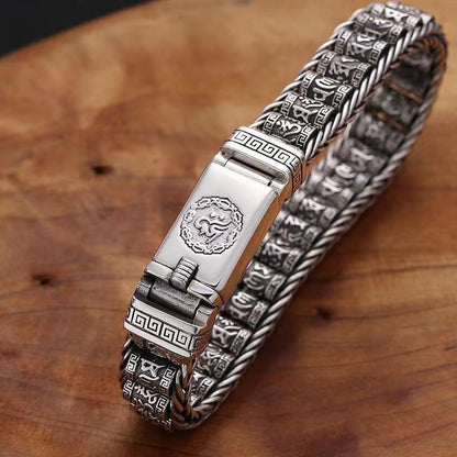 💥Six Character Truth-Prayer Wheel Bracelet⛓️