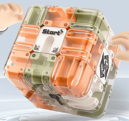 🎁🧩Large Labyrinth 3D Puzzle Maze Cube - Engaging Brain Teaser Toy