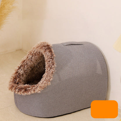 💥Hot sale 🐾OFFWinter Warm Pet Cave Bed